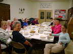 Members prepared for the meal on St. Andrew's Day, 2007.