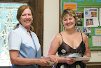 Pam Dibbley with newcomer Jessica