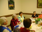 Anita Luff, Margaret Rachel, Dorinda Jarrell, and Claire Mack at the DOK Tea.
