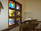 The northwest stained glass windows