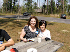 Kim Anderson and Sabrina Spears, retreat coordinators