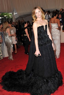Met gala  raquel zimmermann Alexander McQueen