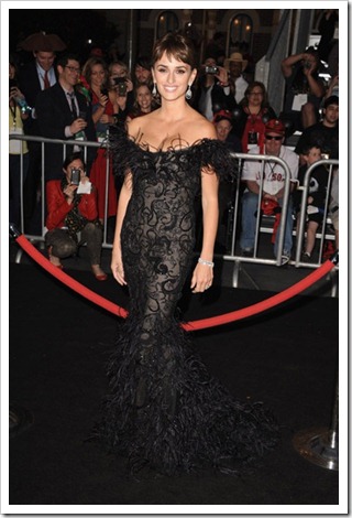 Penelope Cruz Pirates of the Caribbean premier Los Angeles