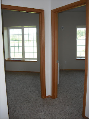 Hallway looking into front two bedrooms