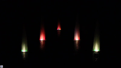 The Ross Fountain (the water is actually much taller than you can see in the pictures)