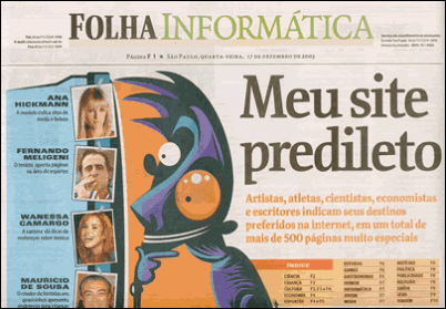 jornal Folha de S.Paulo - Informática