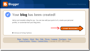set up blogger 07