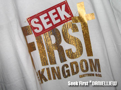 Seek first the Kingdom
