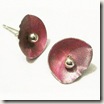 PJD5 Sml domed leaf earring