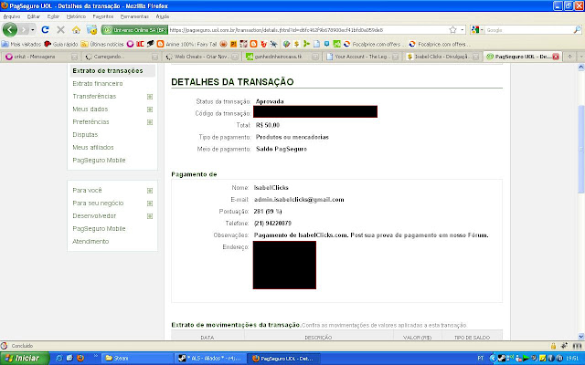 Bug do Isabel Clicks - O melhor com prova de pagamento Pag