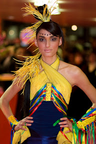 D&eacute;fil&eacute; de robe du cr&eacute;ateur Nicolas Fafiote pour l'ouverture du festival "D'un monde &agrave; l'autre"....