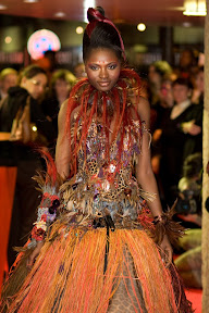 D&eacute;fil&eacute; de robe du cr&eacute;ateur Nicolas Fafiote pour l'ouverture du festival "D'un monde &agrave; l'autre"....