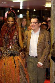 D&eacute;fil&eacute; de robe du cr&eacute;ateur Nicolas Fafiote pour l'ouverture du festival "D'un monde &agrave; l'autre"....