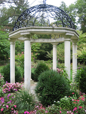 One of many peaceful areas at Sayen Garden