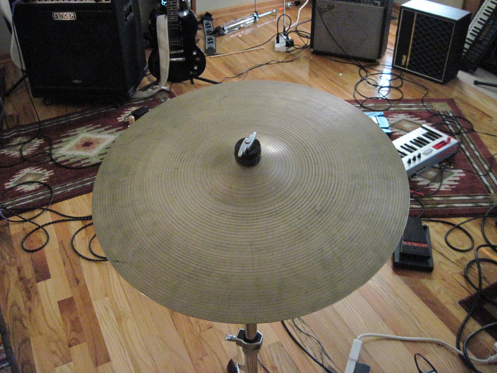 Drum Samples Zildjian A Field Marching Cymbal Sample Hit with a Stick