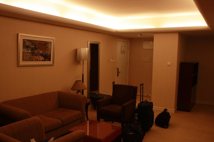 Two bedroom Presidential Suite at the Shanghai Howard Johnson All Suites Hotel