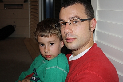 Dad and Caleb One on One time.