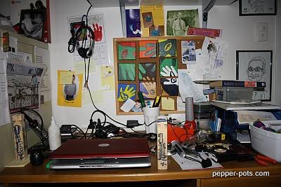 Repair centre, and sometimes desk