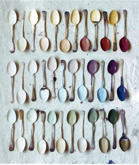 Lacquered Spoons