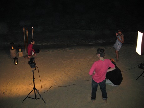Behind the scenes - Closet Candy shoot