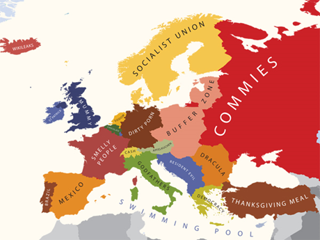 Europe According to USA - Mapping Stereotypes