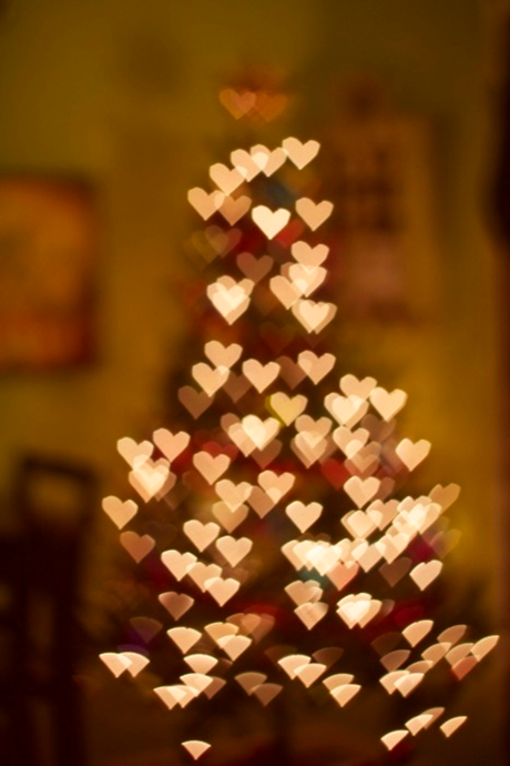 Christmas Tree Heart Lights