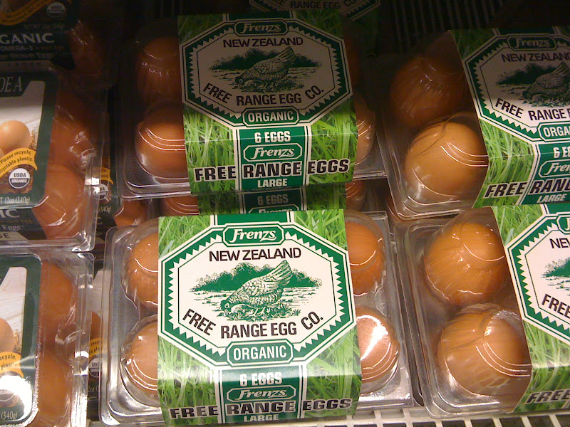 My eggs came from…New Zealand…?????? Onions and Chocolate