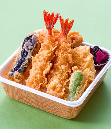 「天丼弁当（松）」が当店のおすすめ