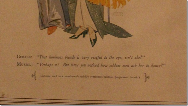 listerine ad cropped showing quotes listerine ad cropped showing quotes