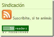 Suscripción por feed