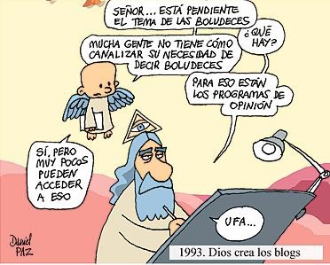 Dios creo los blogs
