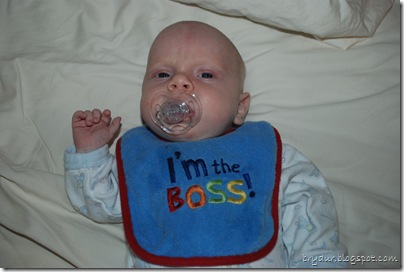 Yo - I'm the boss!