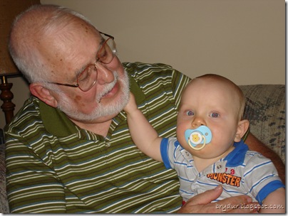 Mike and Grandpa Lee