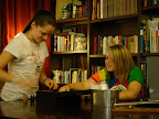 Kendra and Darion playing Chess