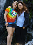 Darion and Laura in front of the waterfall