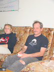 Darion and Terry playing the Wii
