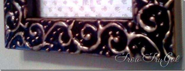 Frou FruGal: Making Your Own Embossed Picture Frame