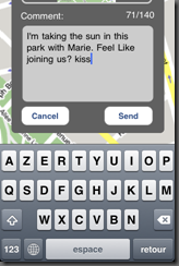 screenmap iphone upload publish facebook google maps