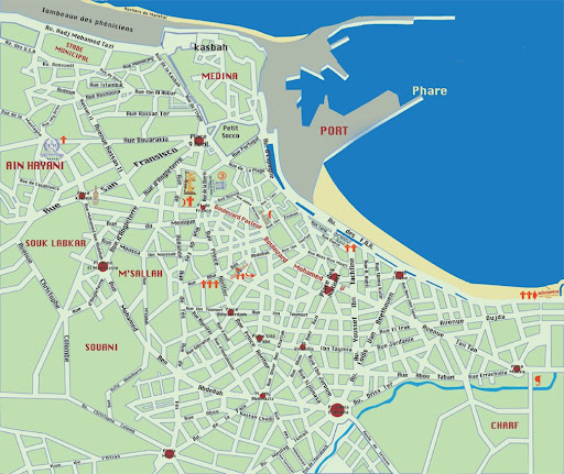 Tangier Maps