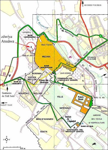 Meknes Maps