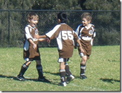 Celebrating his goal may 2010