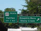 Road signs just past Statue of Liberty