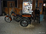 Cool bike with a popcorm popper