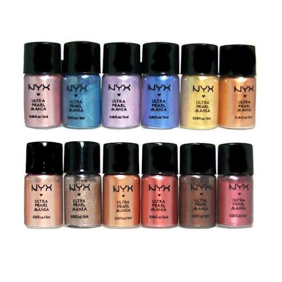 Sombra Nyx Ultra Pearl Pigmento e Mania Glitter