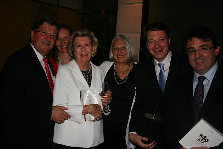 From left to right: Horst Frehse, Julia Geffers, Mrs McGrath, Annie-Claude Bergonzoli, Jacques Olivier Chauvin & Jaume Tapies.