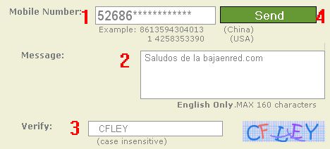 mensajes a celulares gratis