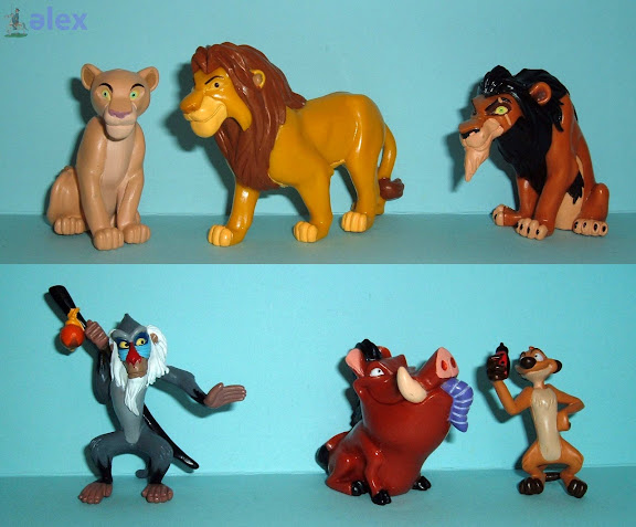 muñecos del rey leon