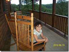 Sydney on the Porch