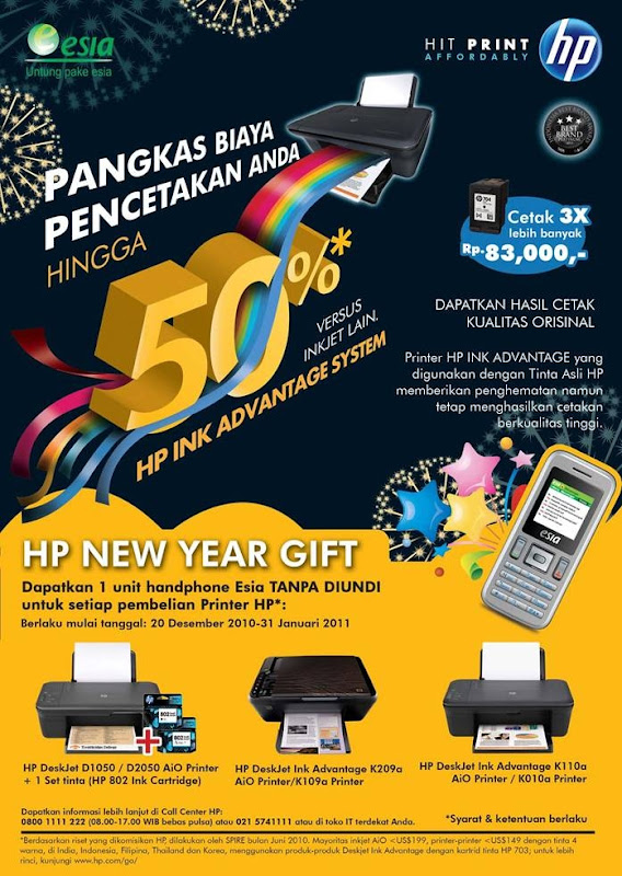 BELI PRINTER HP Dapat Handphone ESIA | JUAL Printer HP | Harga Murah ...