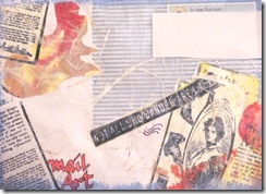 Lennas mail art swap back JoAnn R